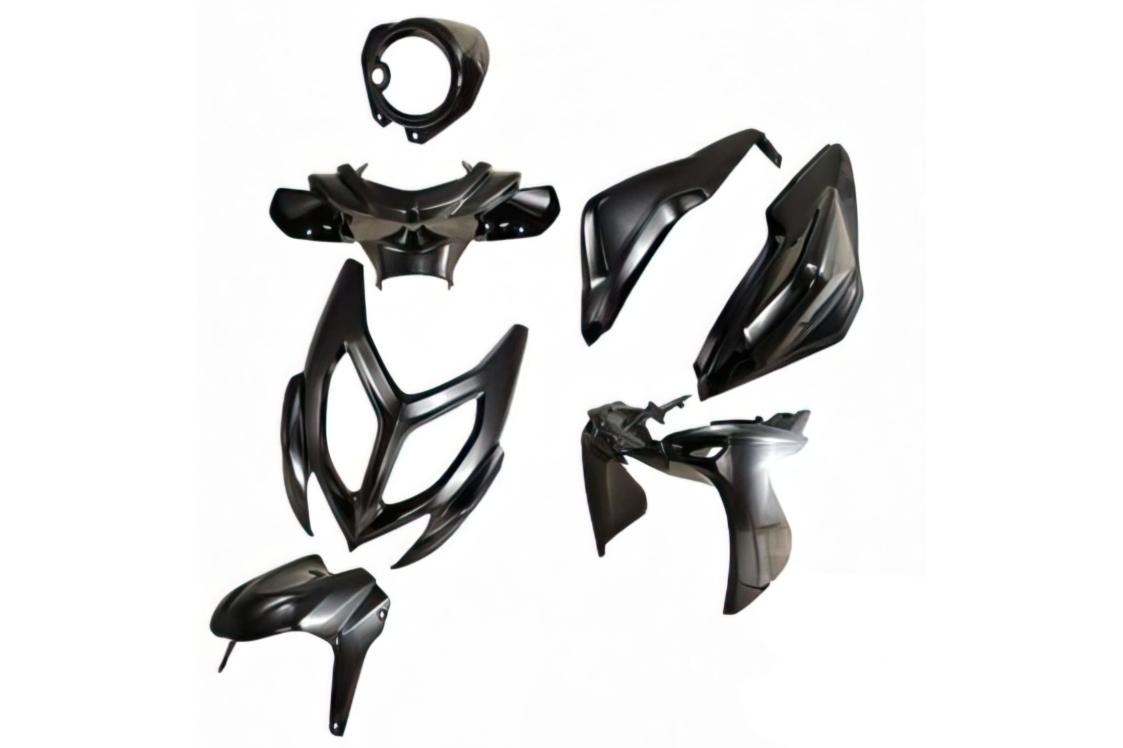CGN487691 Kit carena 7 pezzi nero Yamaha Aerox dopo 2013