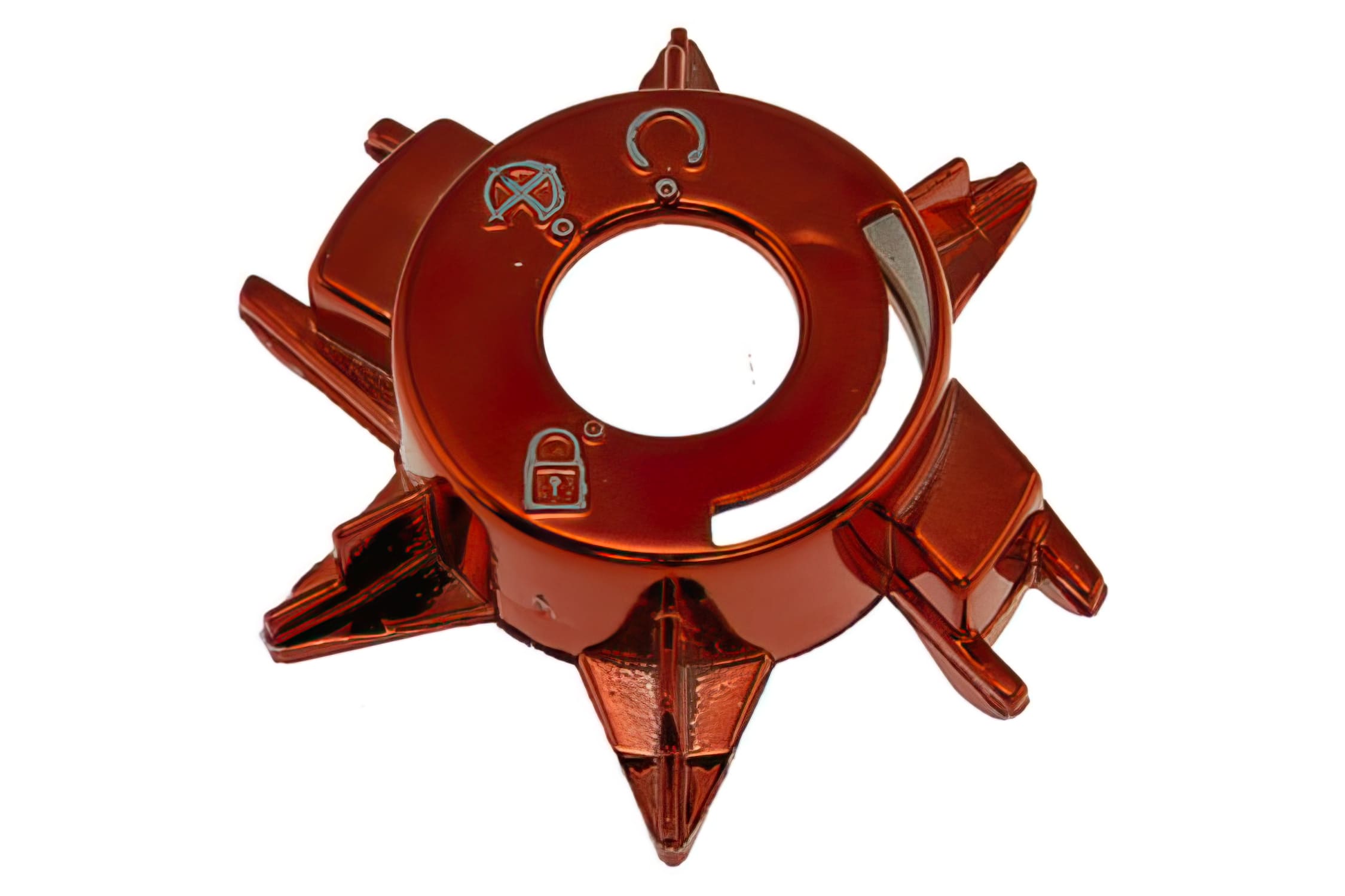 STR-541.75/RE Cornice Chiave STR8 Peugeot Speedfight, rosso