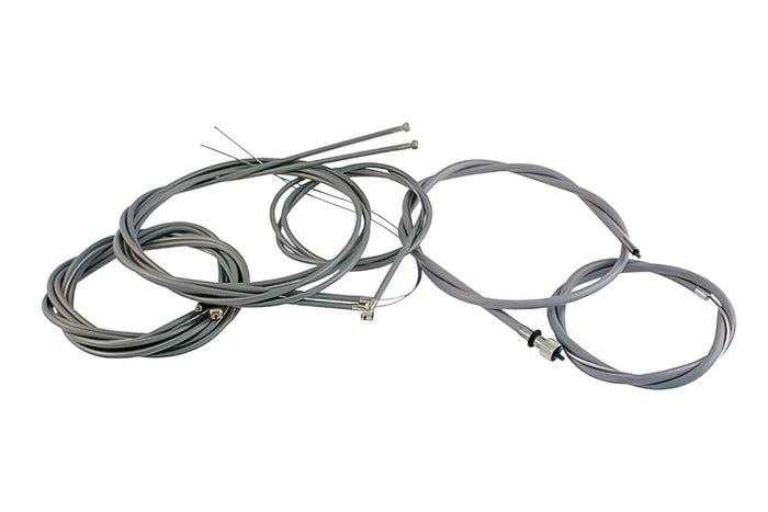 R163620120 Kit Trasmissione completo, Teflon (7 Pezzi) RMS Vespa PX Arcobaleno 125 - 200cc (Freno Tamburo)