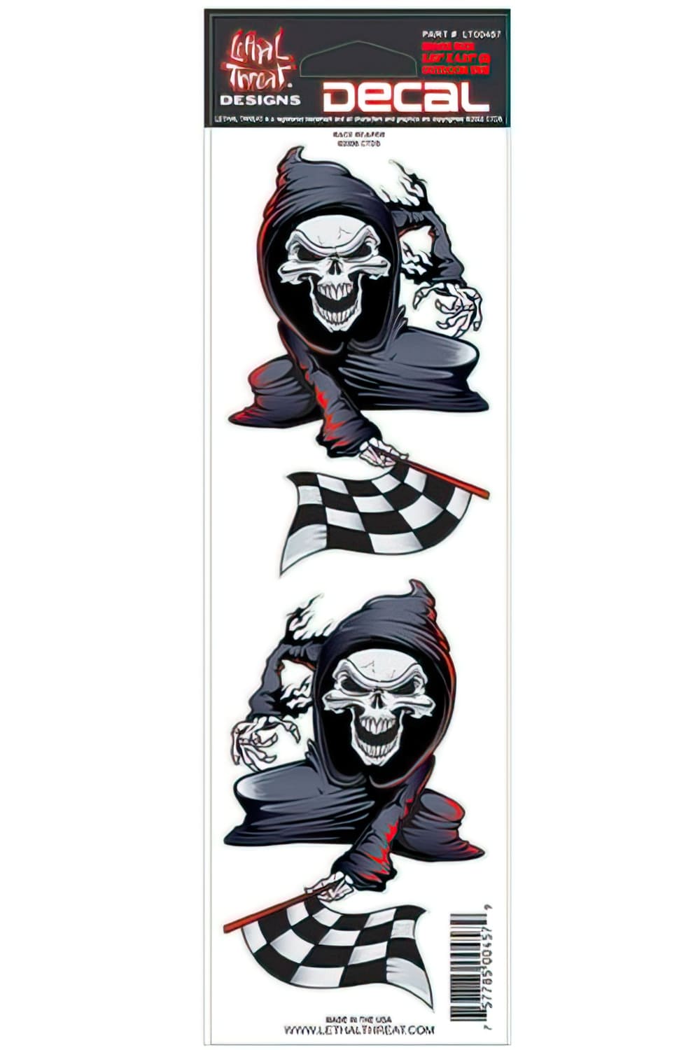 STICK-14492 Adesivo Lethal Threat reaper race (7x25 cm)