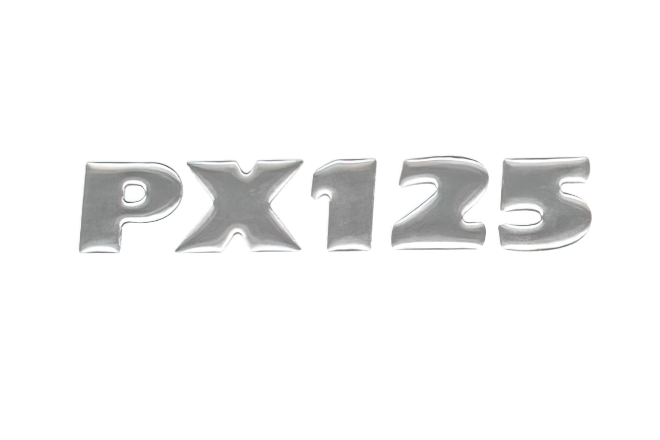 R142720190 Targhetta Vespa PX125 cromato, COD: R142720190