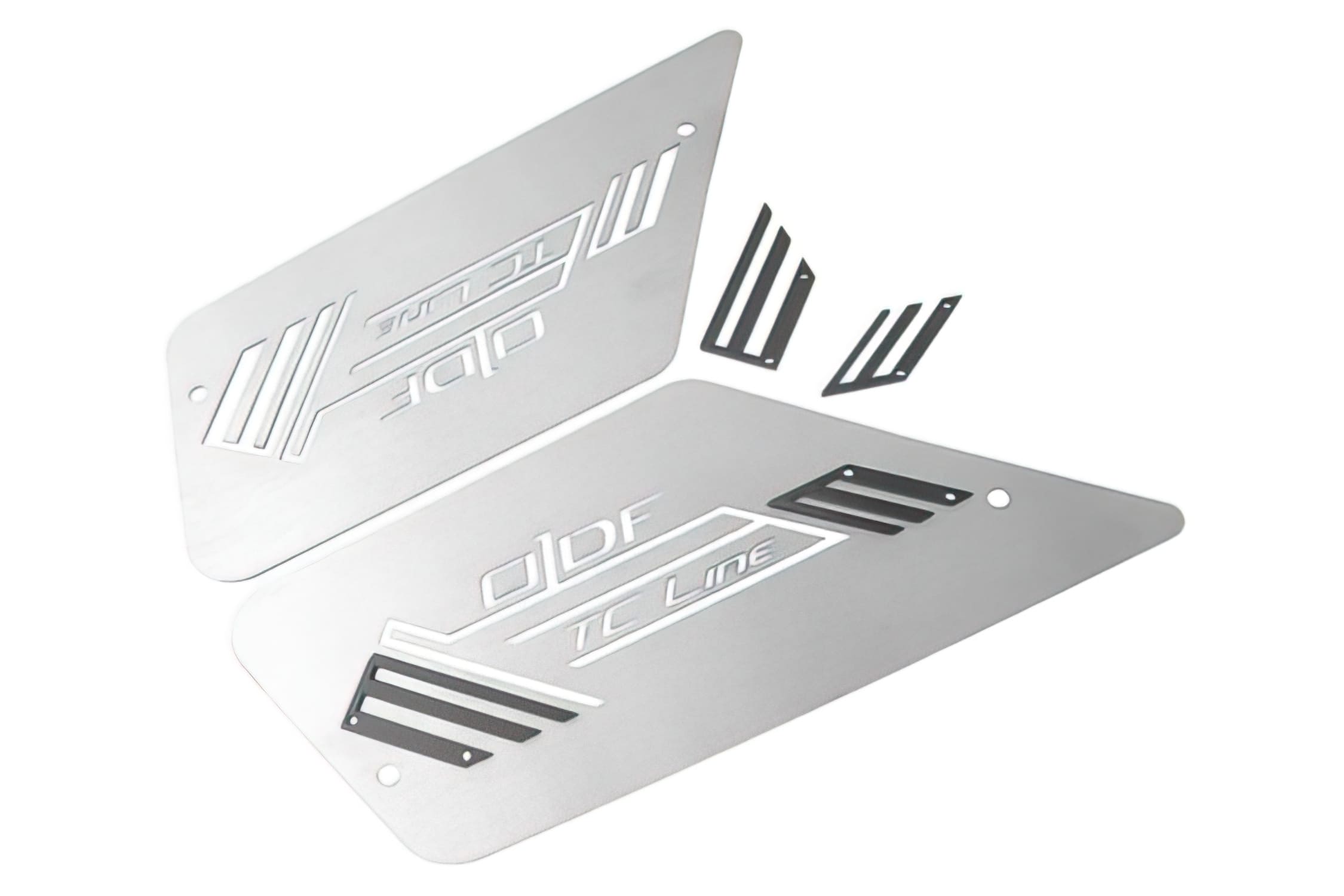 ODF-13514-TC Pedana Poggiapiedi ODF TC-Line, Acciaio Inox spazzolato, Cpi Hussar/Olliver, Keeway RX8/RY8