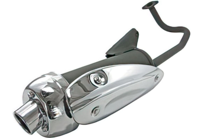 OE-GY6BT34001 Marmitta GY6, Tipo Motore 139QMB / 139QMA, COD: OE-GY6BT34001