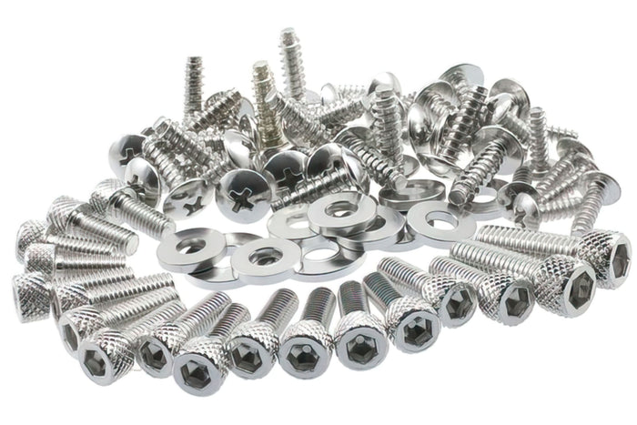 STR-552.71/SI Set Viti per Carena, MBK Nitro / Aerox, cromato, COD: STR-552.71/SI