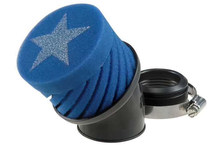 S6-35013BL Filtro Aria Racing Stage6, blu, Imbocco 44mm, Mikuni