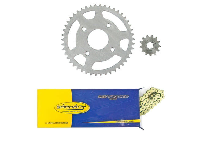 CGN455178 Kit Trasmissione Catena incl. Catena Trasmissione, Tipo 420 e Pignone (12x47 Denti) MBK Xpower / Yamaha TZR dal 1998