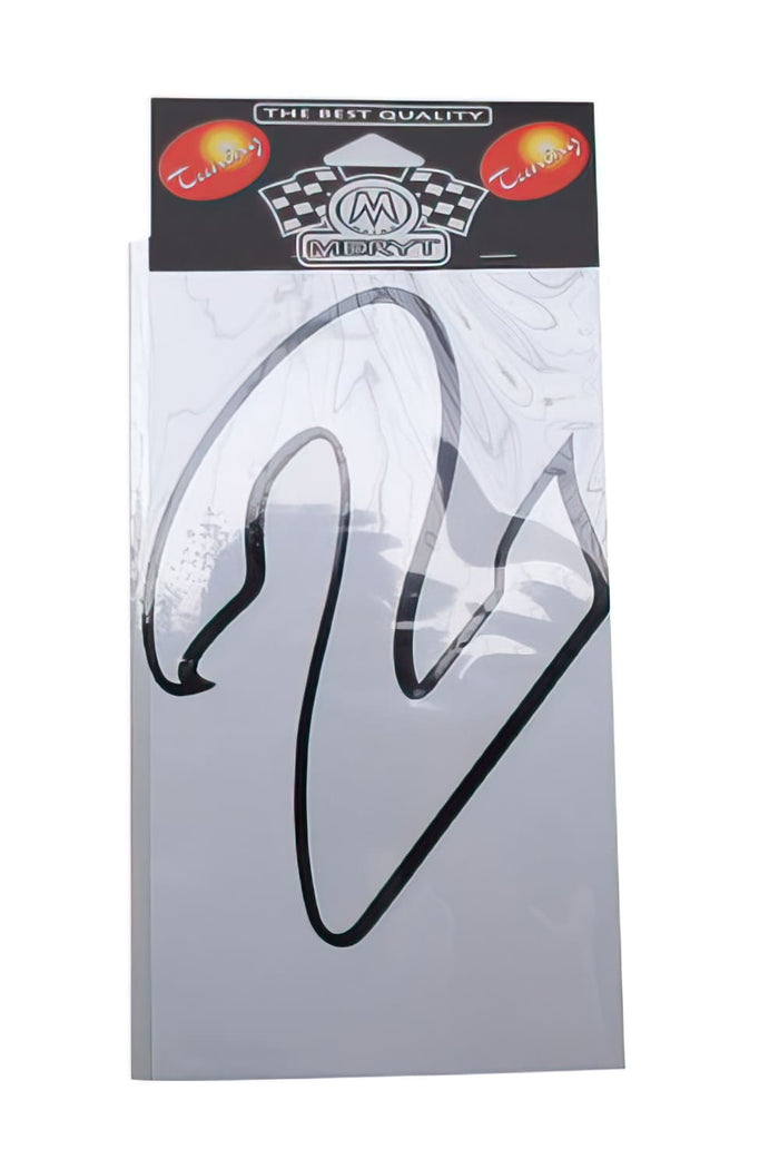 STICK-1276 Adesivo Nummero “2” bianco (h. 13 cm), COD: STICK-1276