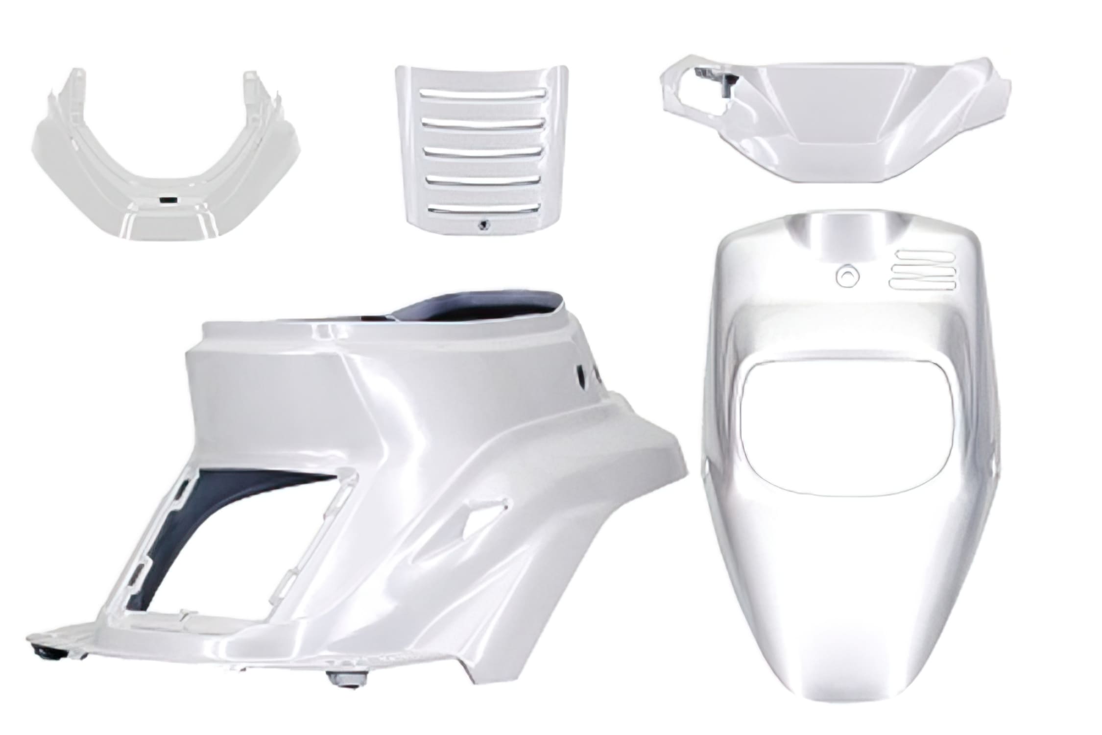 A366435A Kit carena 5 pezzi bianco métal Yamaha BWs fino 2004, COD: A366435A