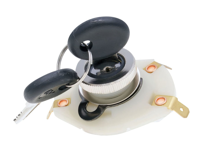 36557 Quadro Avviamento Serratura 4 connettori, Vespa Primavera 125 ET3 / Rally 200 / P 80 / 125 / 150 / 200X/E
