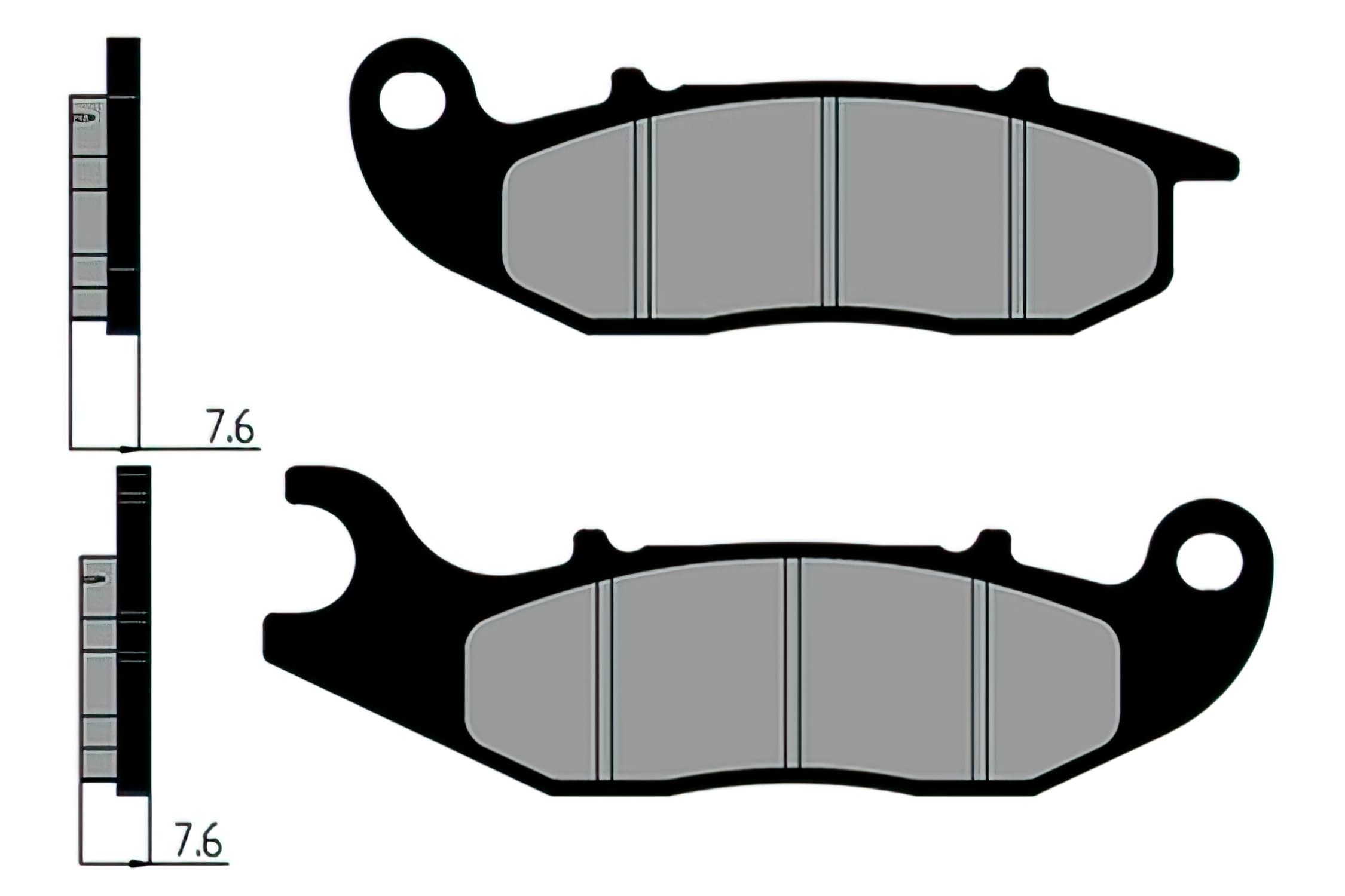 OE-PIA1C000760 Pastiglie freno anteriore - ricambio originale Piaggio Liberty iGet 125cc dopo 2015, COD: OE-PIA1C000760