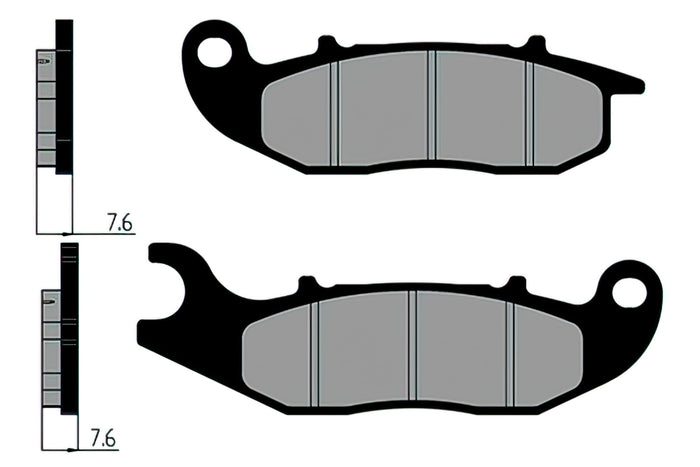OE-PIA1C000760 Pastiglie freno anteriore - ricambio originale Piaggio Liberty iGet 125cc dopo 2015, COD: OE-PIA1C000760