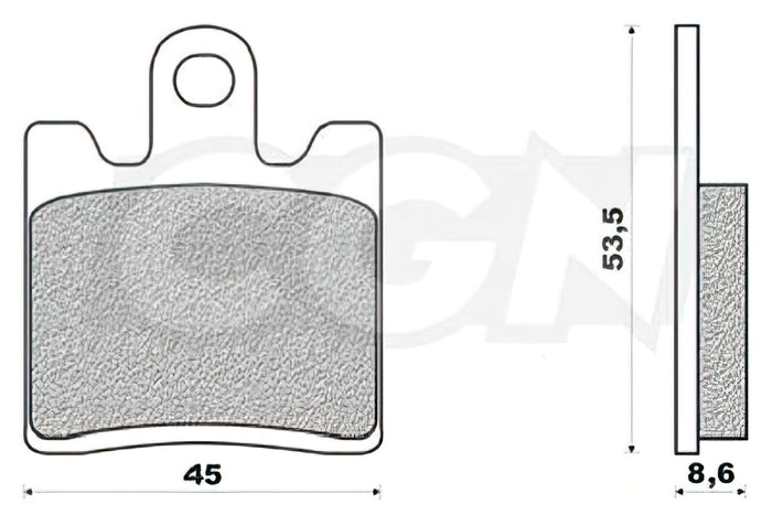 CM77281919 Pastiglie freno Suzuki Burgman AN 250 - 400cc fino 2006, COD: CM77281919