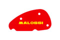 M1412130 Spugna Filtro Aria, Malossi, Red Sponge, per Airbox originale, Aprilia SR con Scatola Filtro dal 2004 (Motore Piaggio) dal 2000 (Motore Morini), COD: M1412130