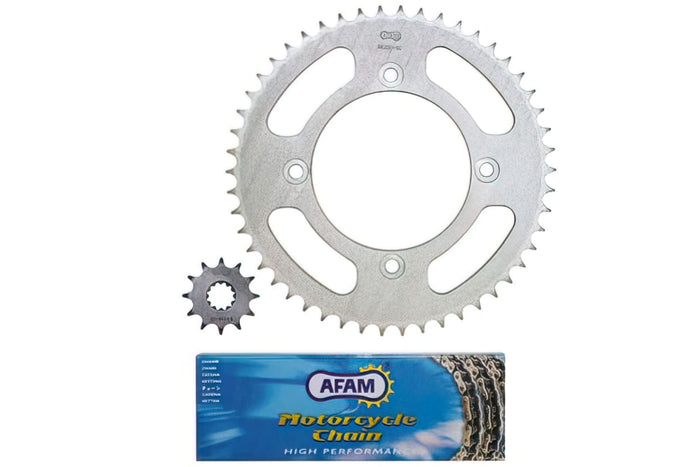 CGN490504 Kit Trasmissione Catena Afam Z=12x50 428 Beta 50 RR 2005 - 2013, COD: CGN490504