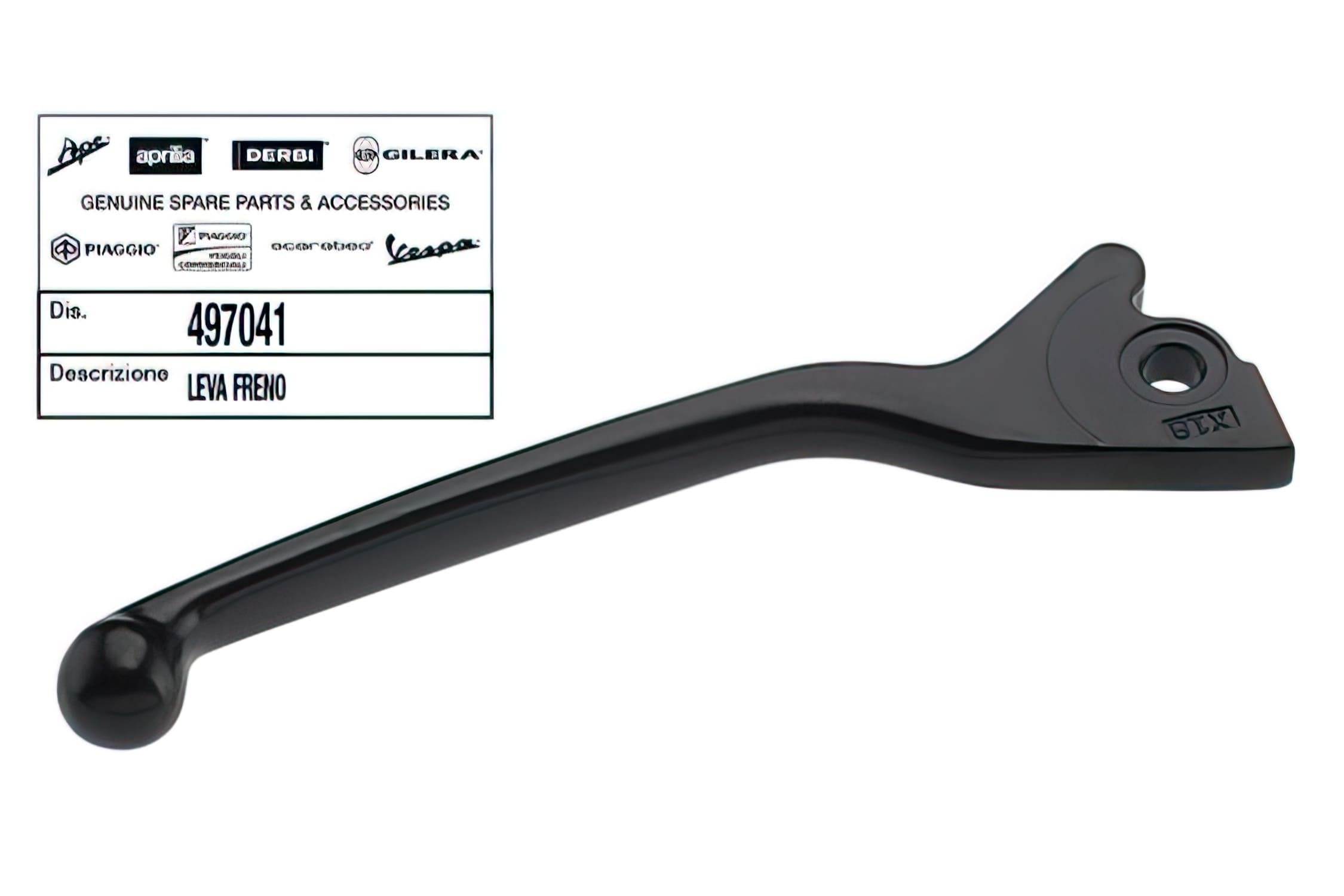 OE-PIA497041 Leva Freno destra - ricambio originale Piaggio Typhoon (dopo il 2010), COD: OE-PIA497041