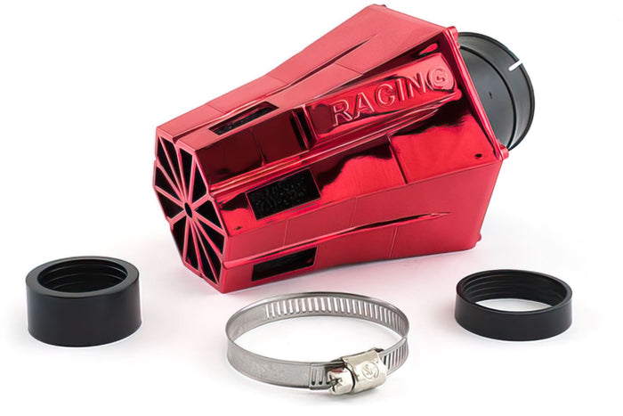 str-335.00/re filtro aria str8 d.28-35mm evo inclinato 30? rosso / in gommapiuma nera str8, COD: STR-335.00/RE