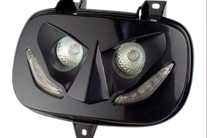 CGN477521 Mascherina Doppiofaro R8 nero Yamaha BW's / MBK Booster fino al 2004, COD: CGN477521