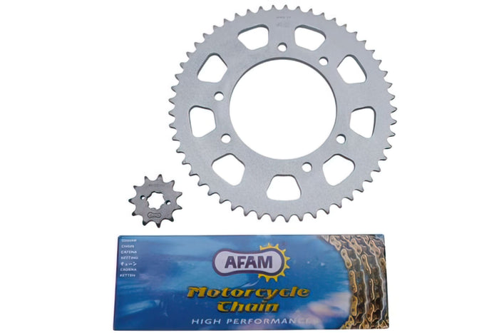 AFAM478555 Kit Trasmissione Catena AFAM 13x53 - 420 Derbi Senda DRD