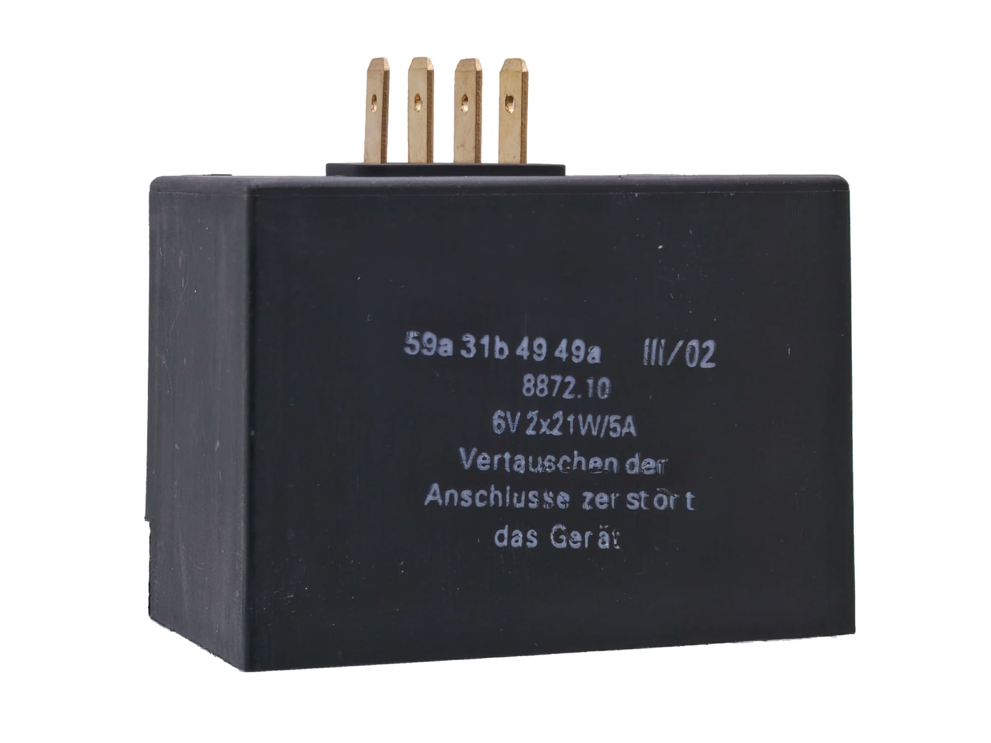 IP34997 Relè Frecce 6 V 2x21W / 2 /5A per Simson SR50