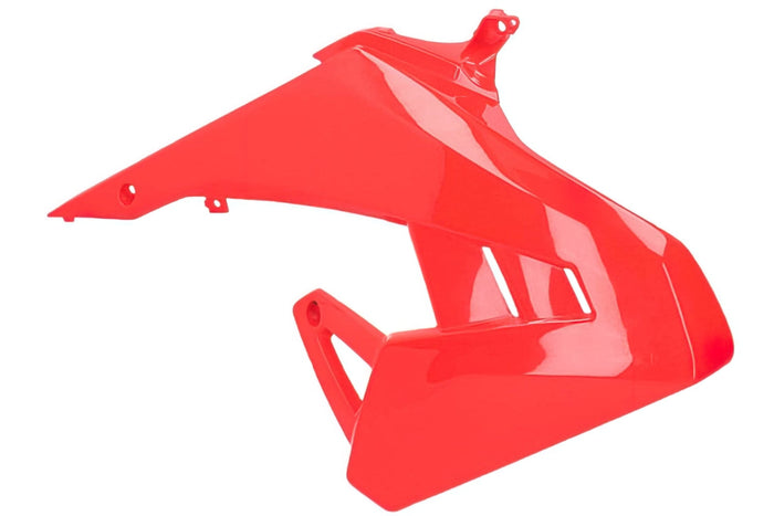OE-DE2B004325000W5R Copertura Radiatore Fianco destra rosso Aprilia SX / RX dopo il 2018, COD: OE-DE2B004325000W5R