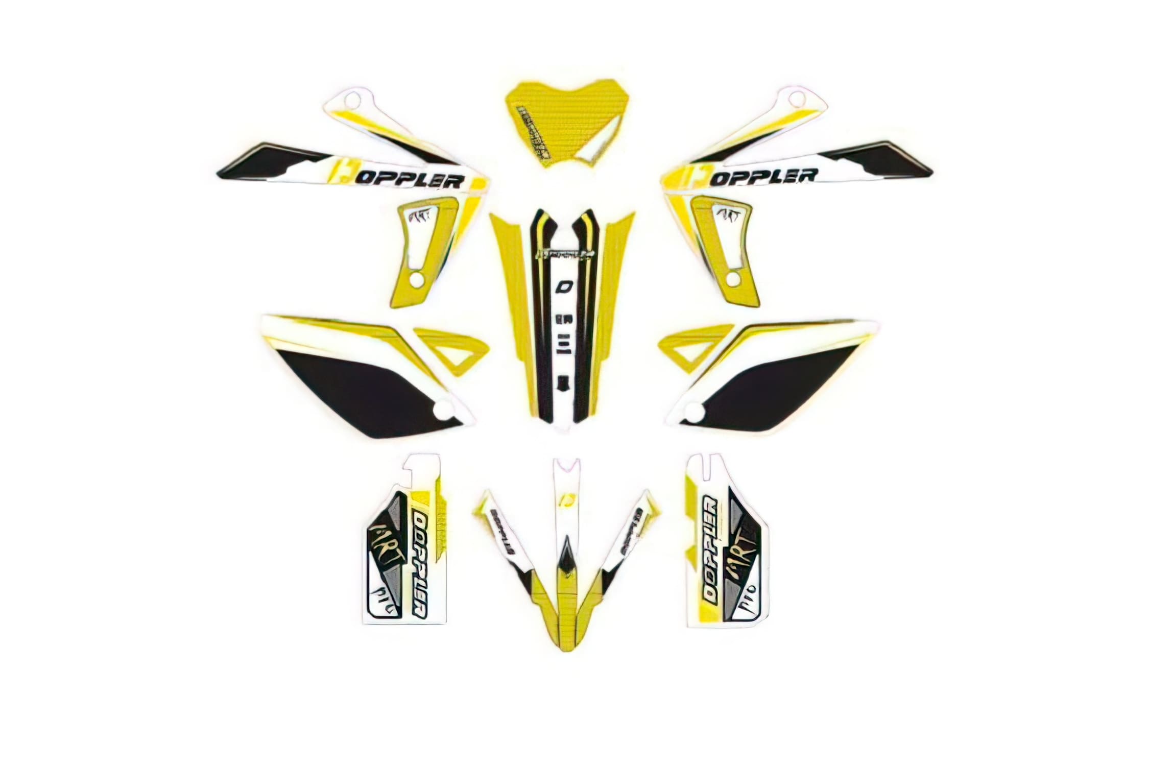 CGN501141 Kit Deco Carena Doppler giallo Rieju MRT