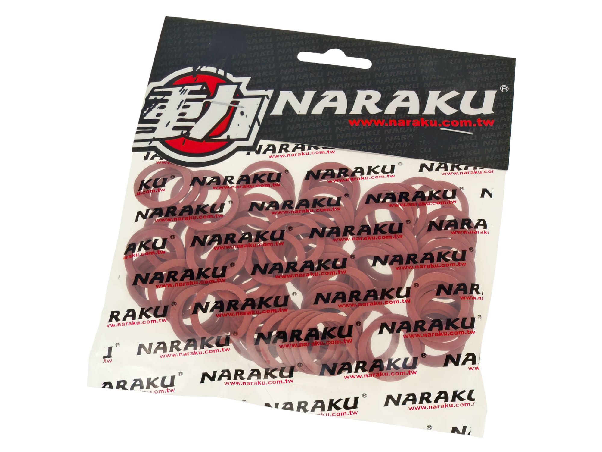 NK150.57-100 Rondelle in fibra Naraku 16 /2x22x1mm - 100 pezzi