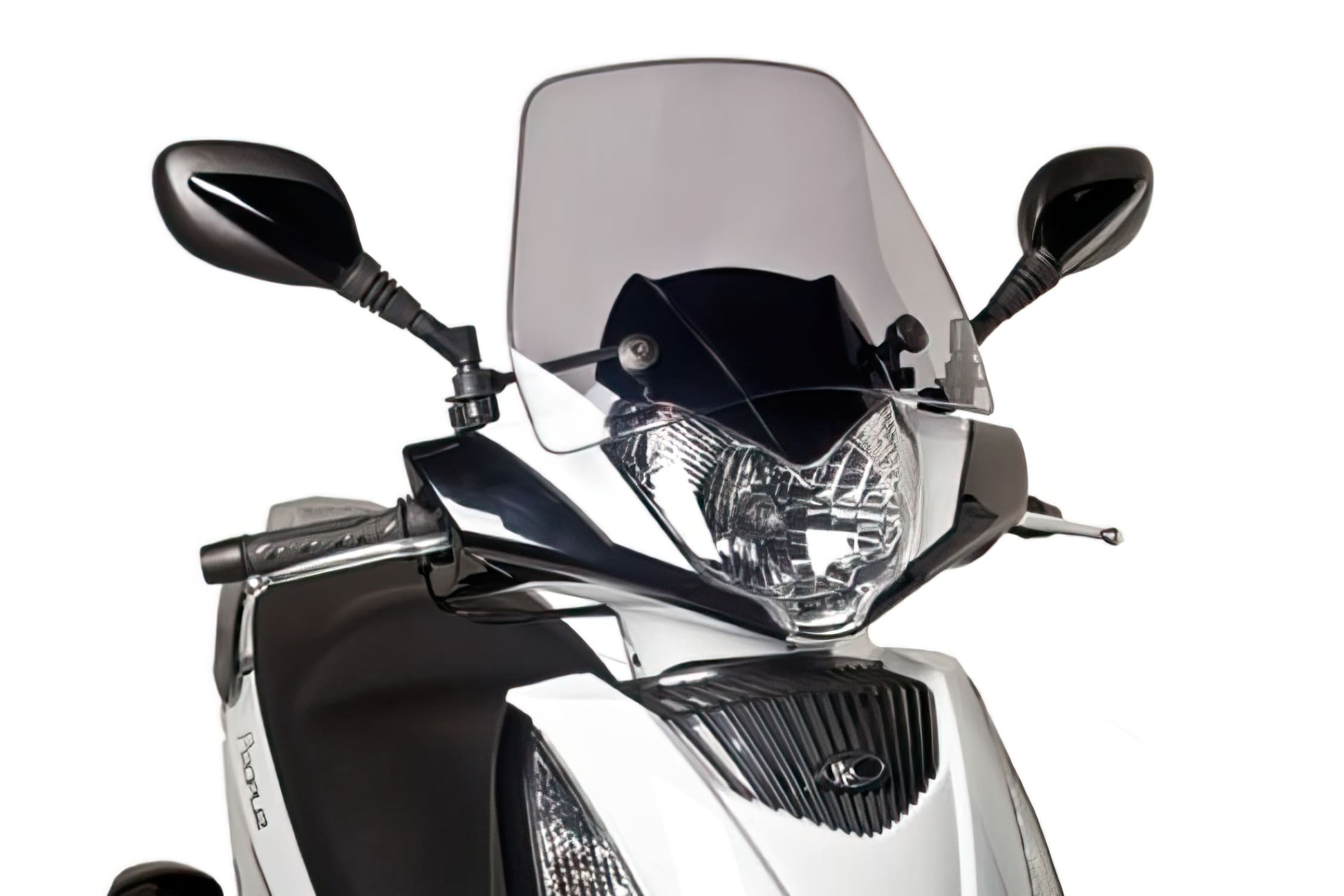 PU6411H Parabrezza Puig Traffic, leggermente sfumato, Honda SH i Scoopy 125-150cc '12-13