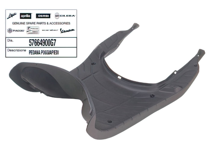 OE-PIA57664900G7 Pedana grigio - ricambio originale Piaggio Zip dopo il 2000, COD: OE-PIA57664900G7