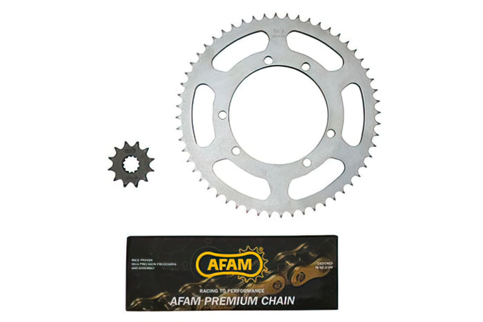 AFAM101 Kit Trasmissione Catena Afam 12x56 - 428 Sherco 50cc