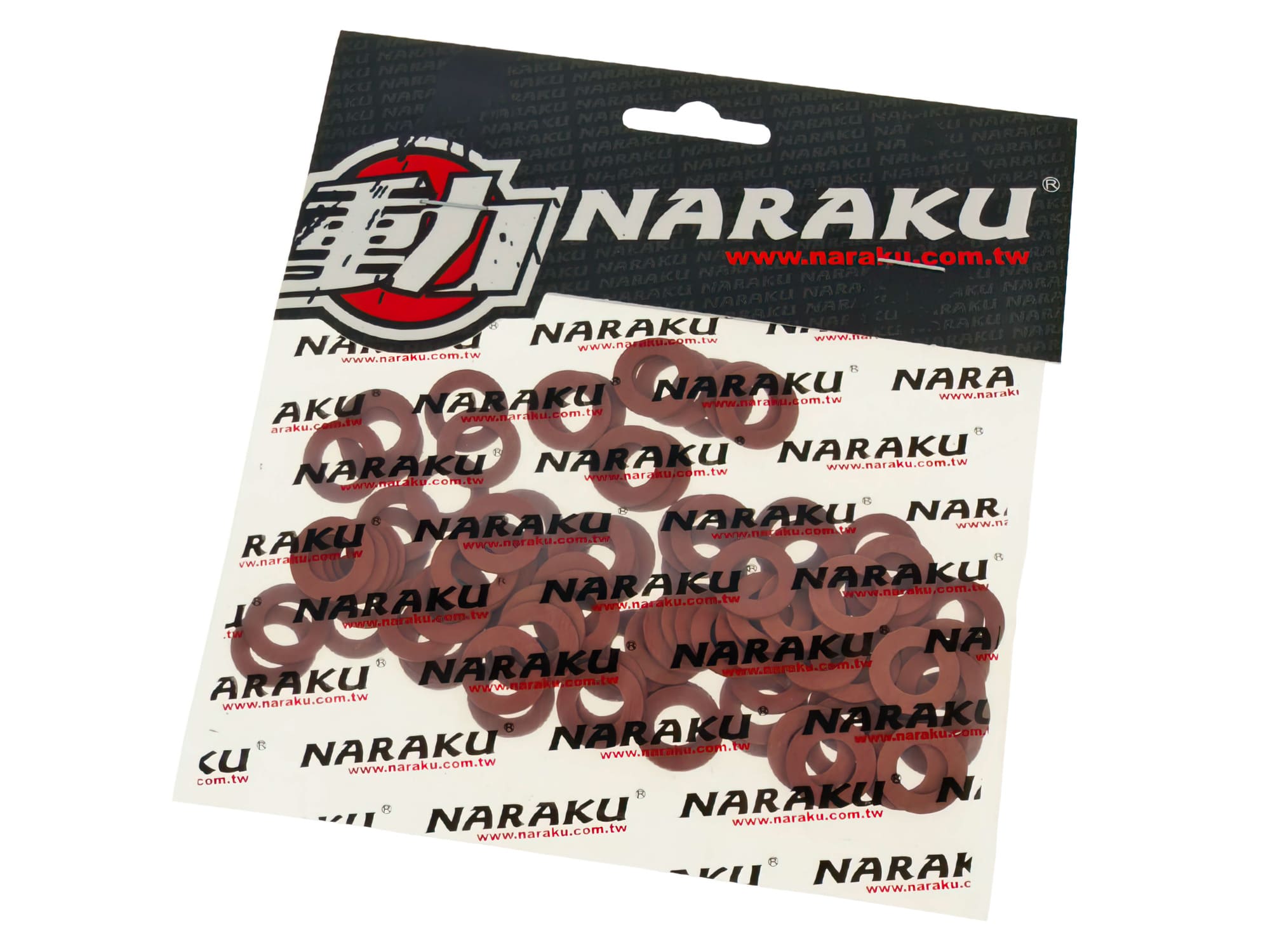 NK150.53-100 Rondelle in fibra Naraku 8x15x1mm - 100 pezzi, COD: NK150.53-100