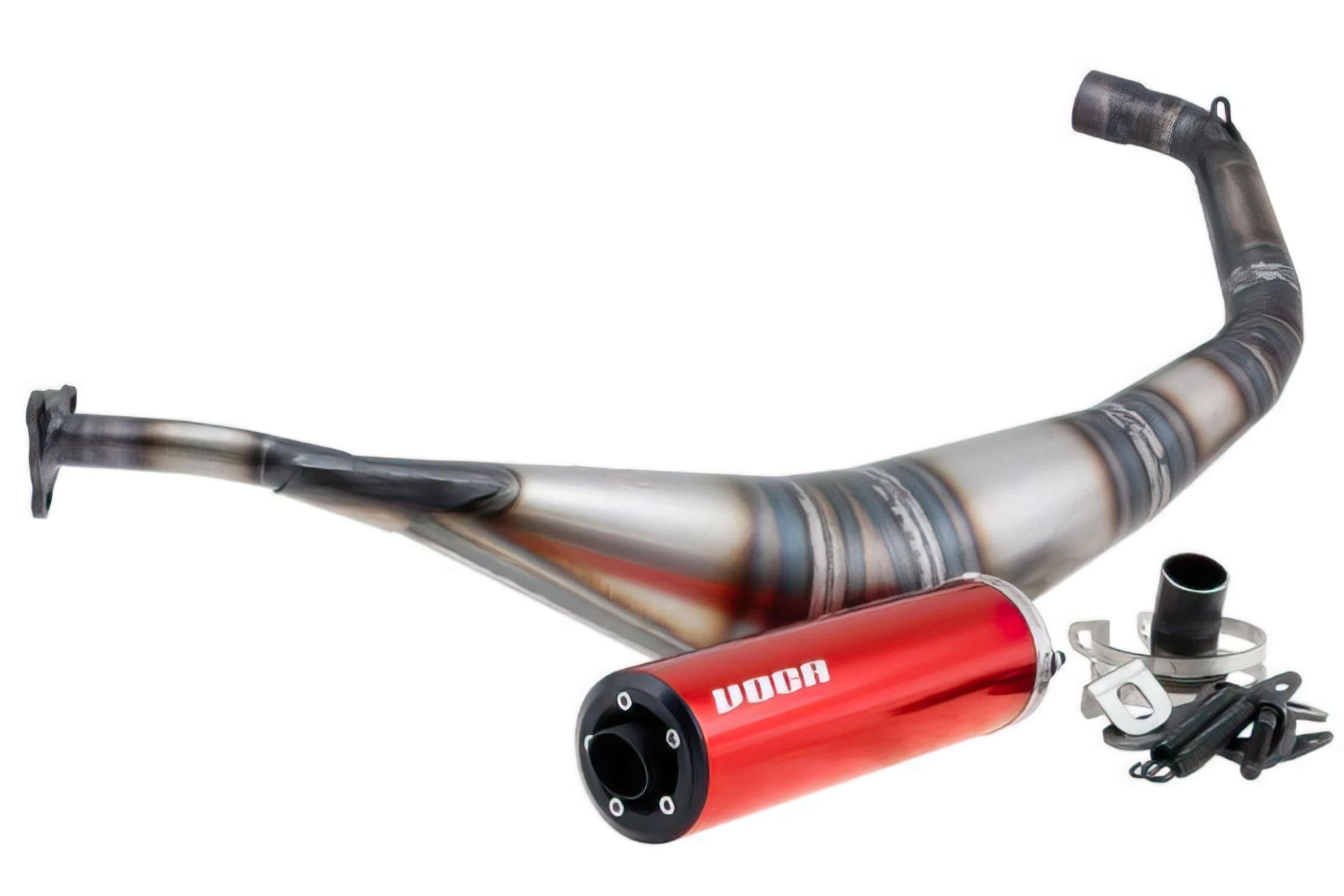 VCR-RD20185/RE Marmitta Voca Warrior 50-70cc rosso Rieju MRT