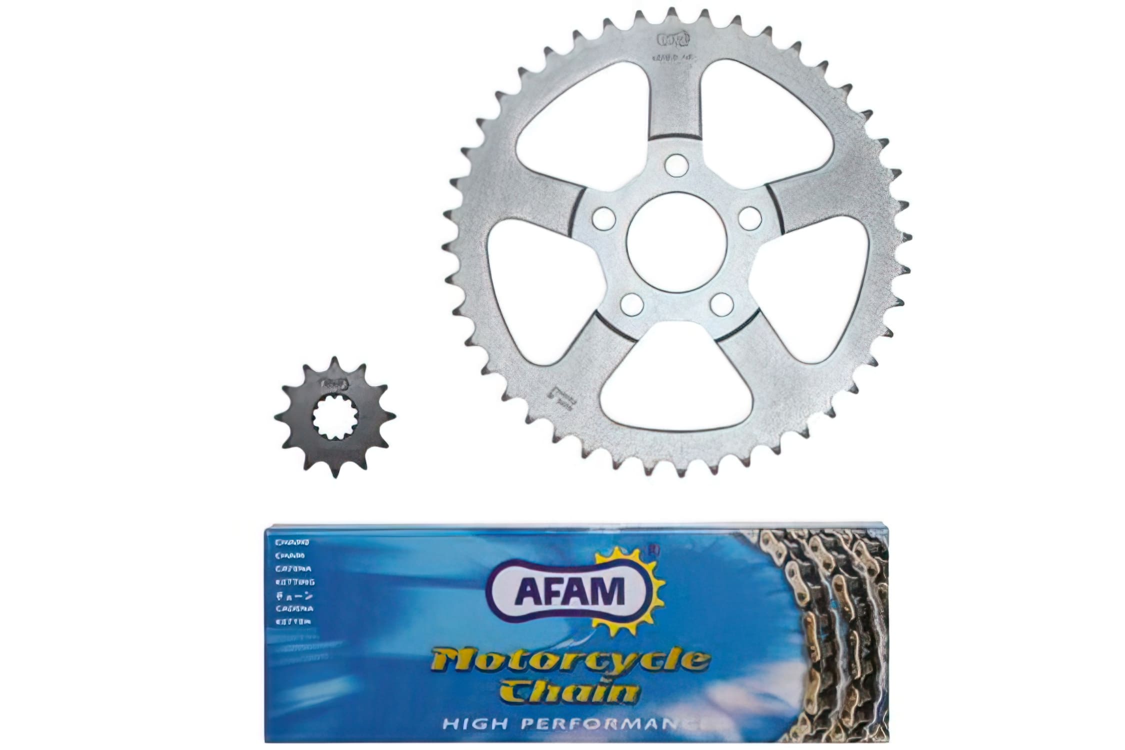 AFAM98 Kit Trasmissione Catena Afam 12x44 - 420 Rieju RS1