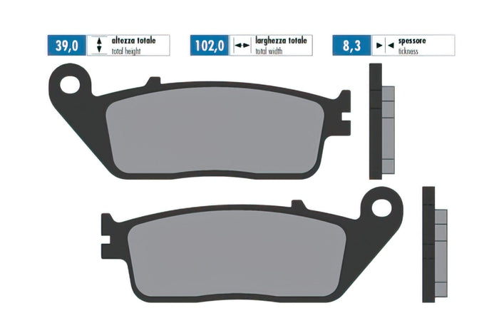 P174.0059 Pastiglie freno Polini Original BMW C650