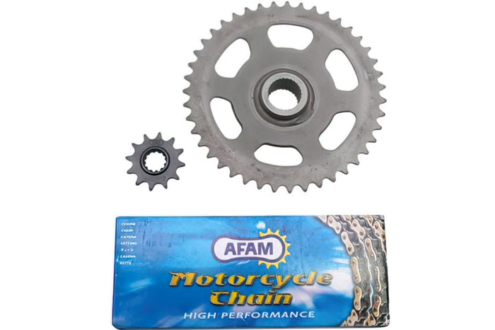 AFAM93 Kit Trasmissione Catena Afam 12x44 - 415 Aprilia RS fino al 1998
