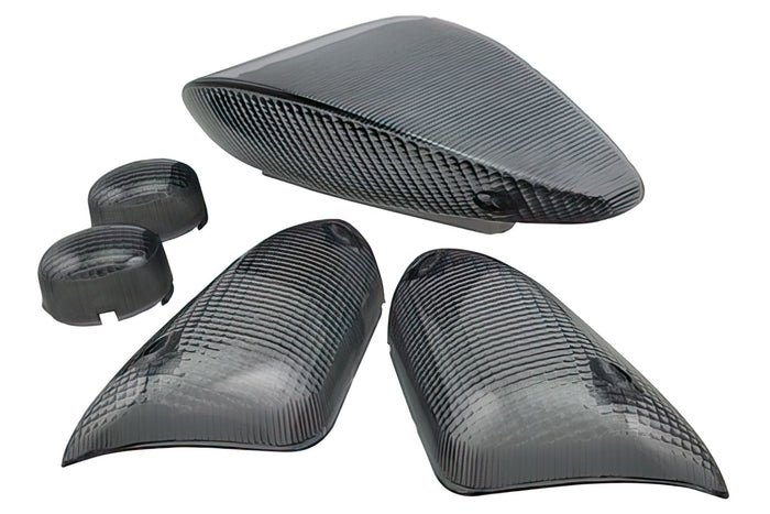 STR-620.02/BK Set Vetri Frecce STR8 RL nero, MBK Nitro / Yamaha Aerox (dal 1999), COD: STR-620.02/BK