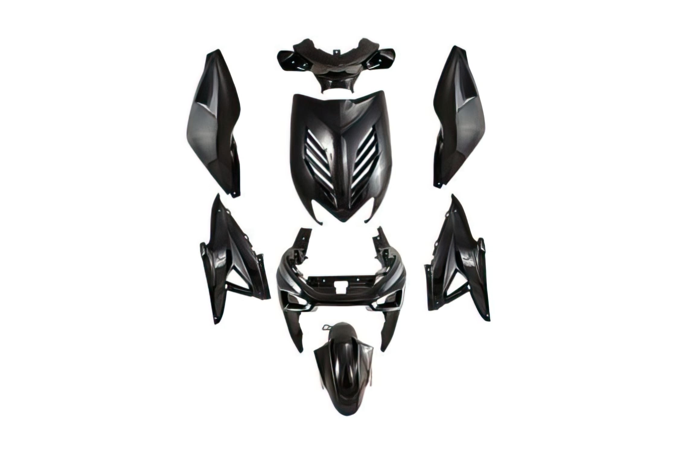 CGN467951 Kit carena 8 pezzi New design nero Yamaha Aerox fino 2013