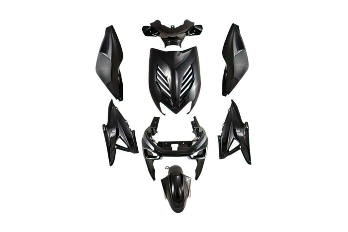 CGN467951 Kit carena 8 pezzi New design nero Yamaha Aerox fino 2013