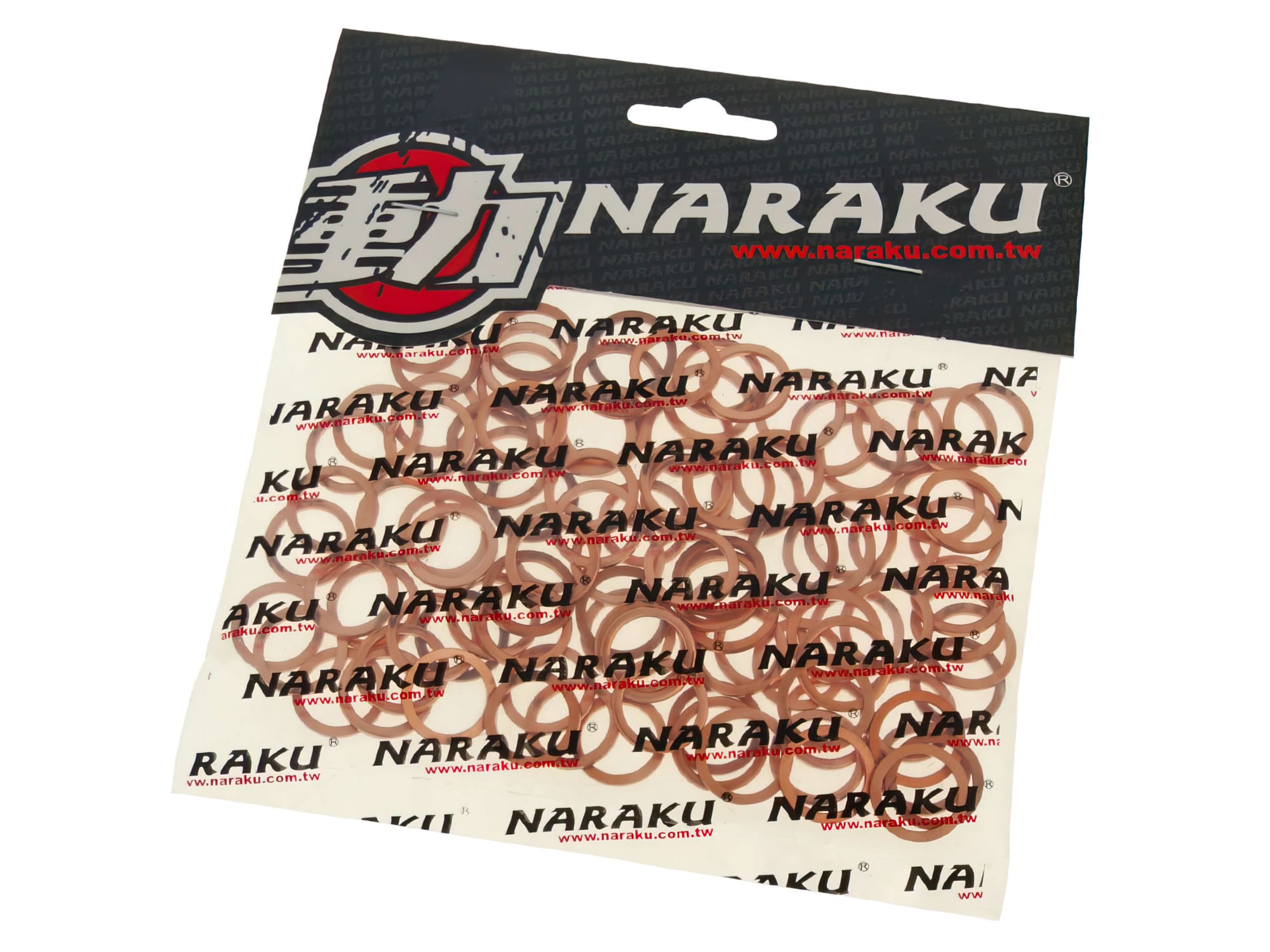 NK150.70-100 Rondelle in rame Naraku 12x16x1 /5mm - 100 pezzi, COD: NK150.70-100
