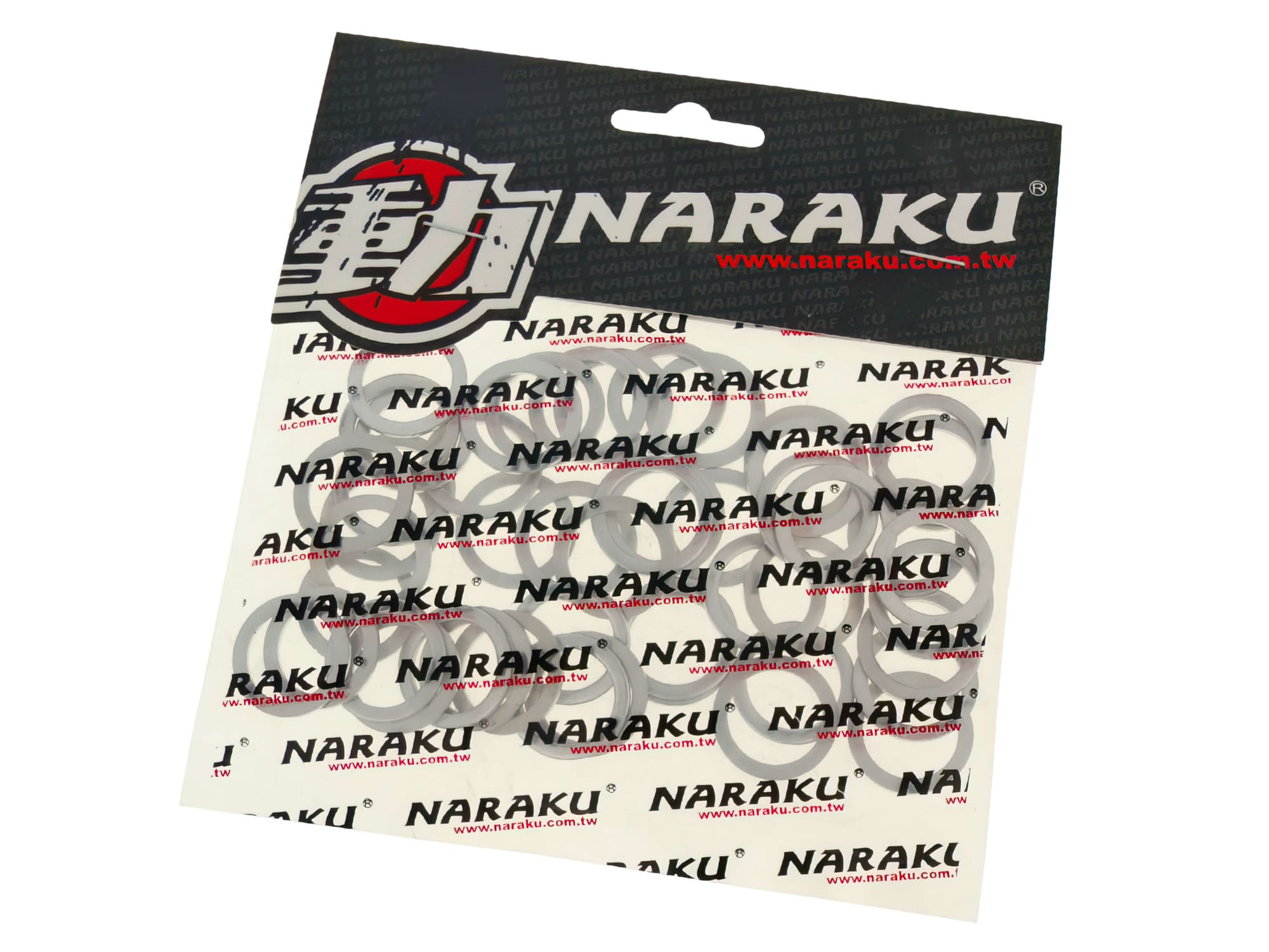 NK150.45-50 Rondelle in alluminio Naraku 16x22x1 /5mm - 50 pezzi, COD: NK150.45-50