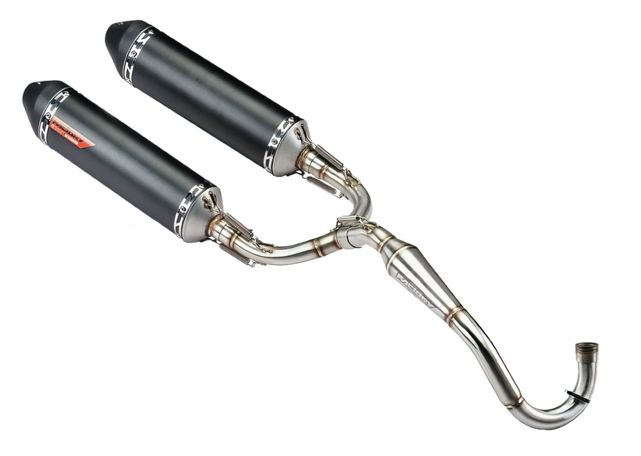 YCF-110-136-08/BK Sistema di scarico doppio YCF Factoy per YCF Pilot / SM150
