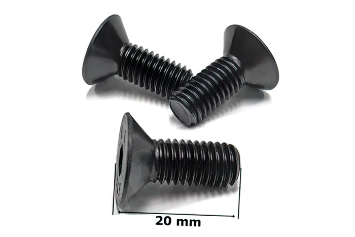 MF96.90092 Viti di disco freno x3 testa svasata M8 x 20mm nero, COD: MF96.90092