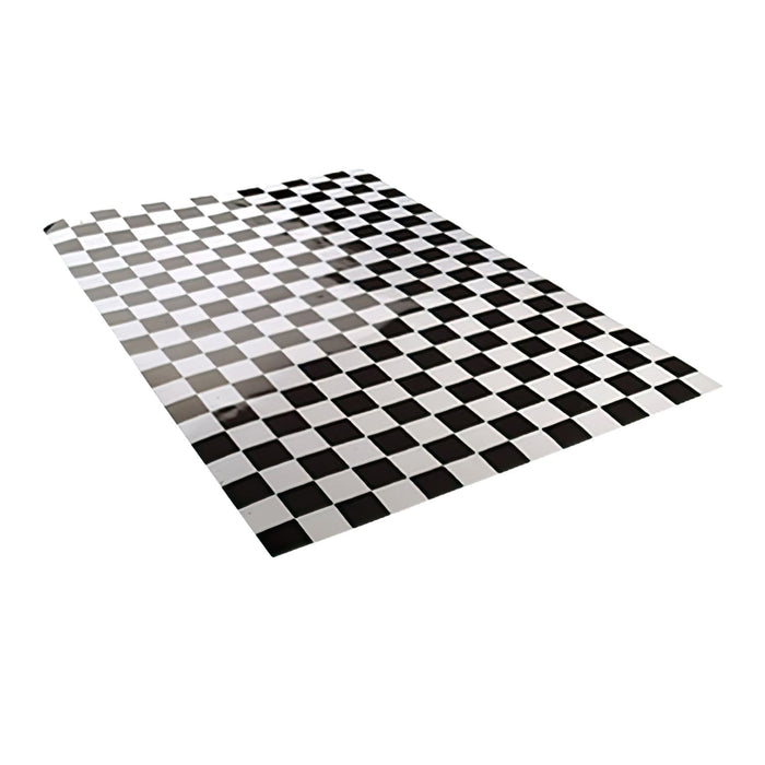 CGN293312 Foglio adesivi scacchieria 20x24cm nero / bianco, COD: CGN293312
