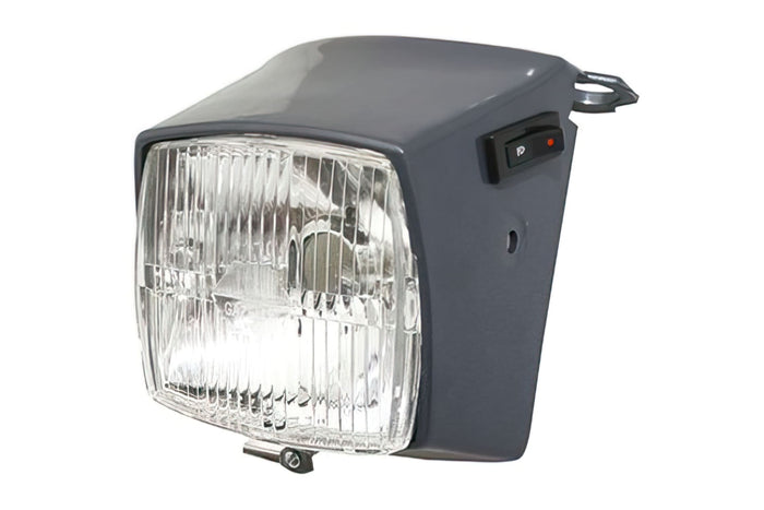 MF04.301 Faro qualità originale 12V grigia Peugeot 103 MVL / Vogue, COD: MF04.301