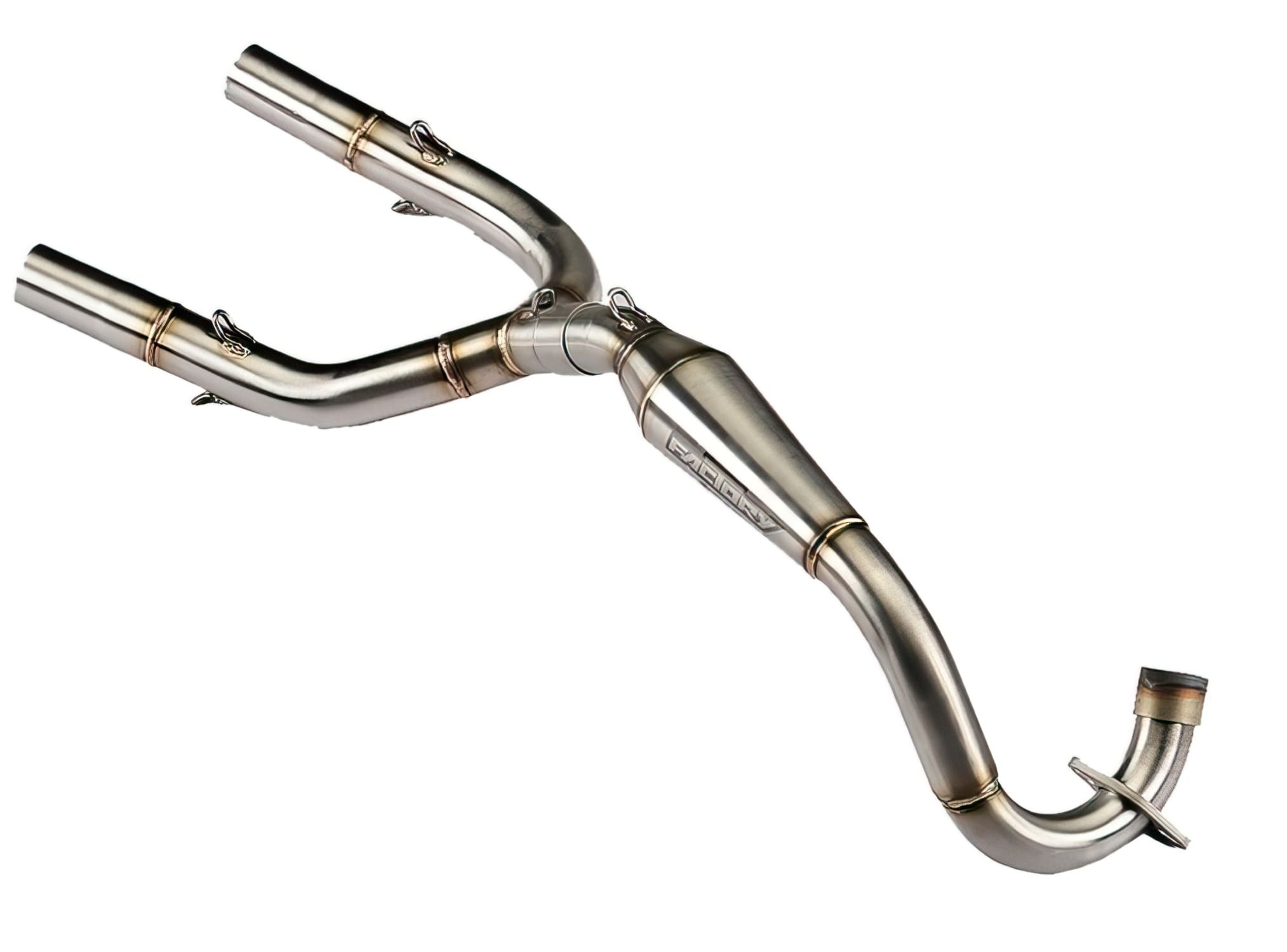 YCF-110-13028-02 Sistema di scarico doppio (collettore senza silenziatore) YCF Factoy per YCF Factory SP, COD: YCF-110-13028-02