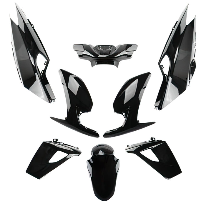 STR-925.20/BK Kit carena 8 pezzi nero Peugeot Speedfight 4