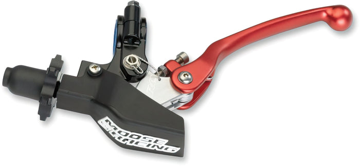 MR06120252 Leva Frizione + support pieghevole DC8 alluminio rosso