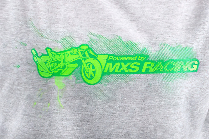 MXS-WEAR600-03-XS T-Shirt Donna MXS Racing basic grigio XS