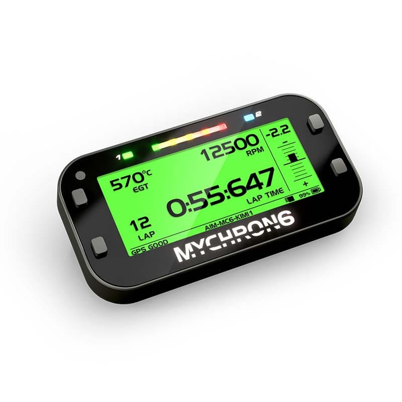 XM6TRM10 Telemetria AIM MyChron6 GPS 25 Hz con Sensore Temperatura Acqua M10
