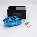 Pinza freno RPG Centerline CNC 4 pistoni radiale 82 mm con banjo centrale Blu