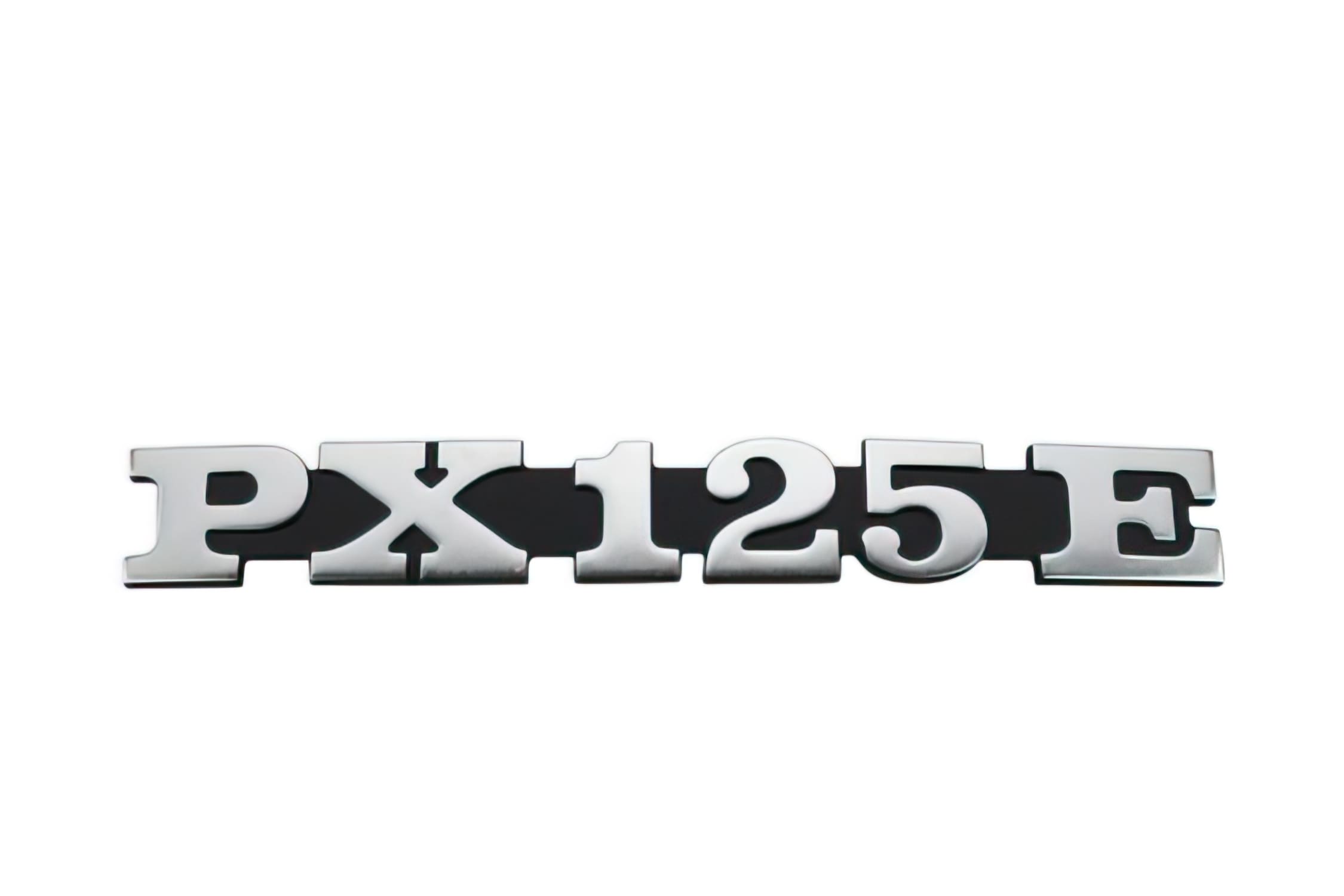 R142720620 Logo cofano posteriore ''PX125E'' Vespa PX, COD: R142720620